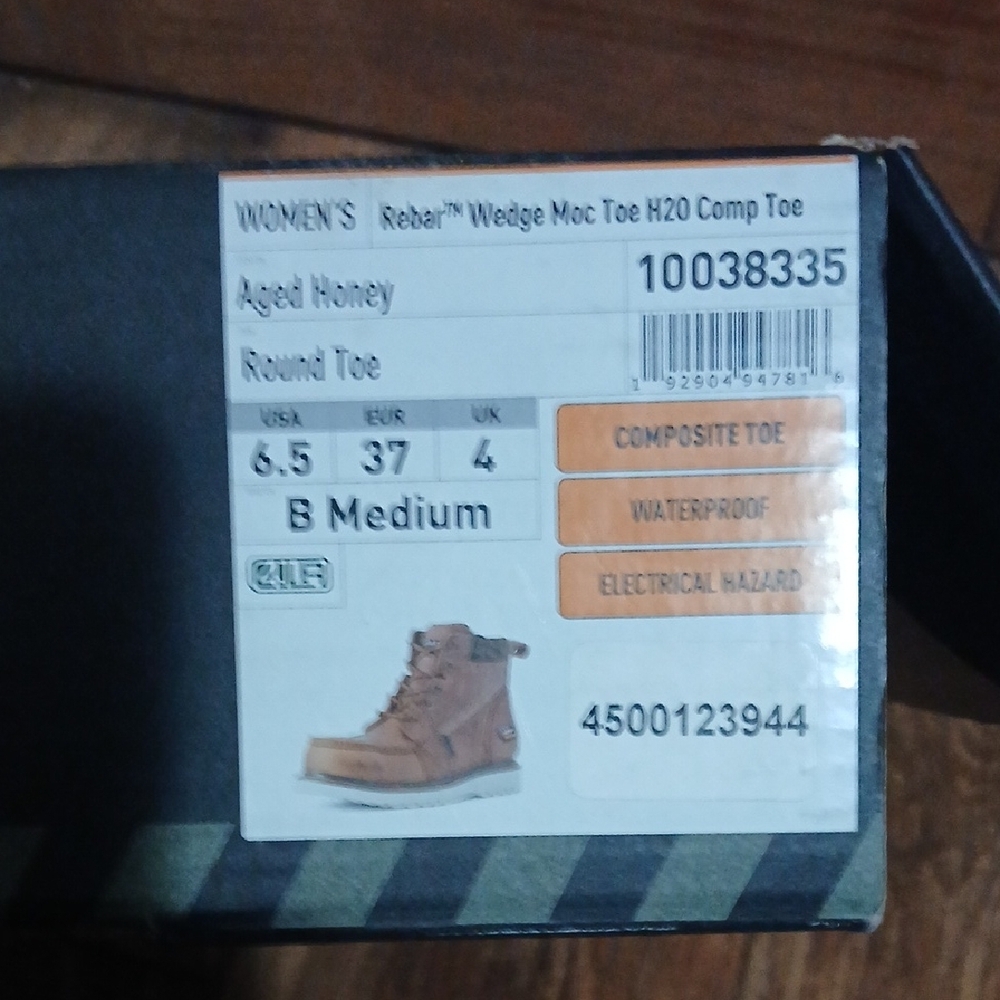 Ariat Men's Tan Lace-Up Work Boots - Picture 14 of 15